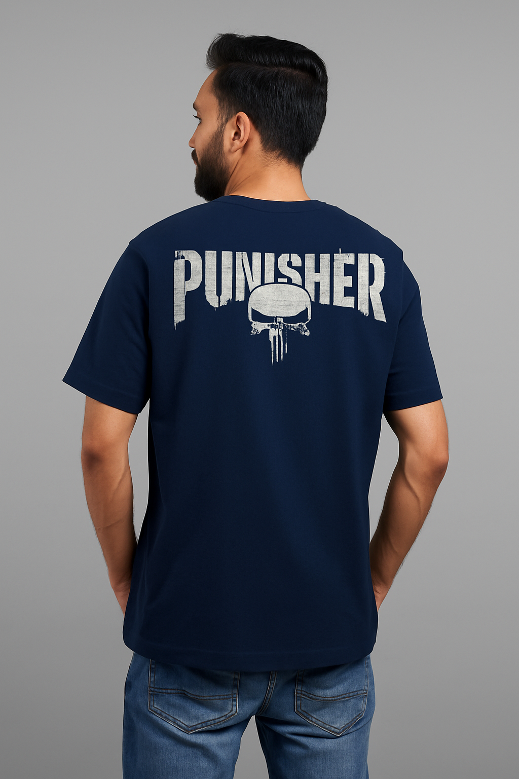 The Punisher Drop Shoulder Unisex Oversized T-Shirt