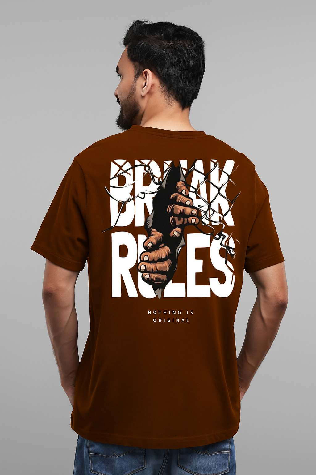 Break The Rules Drop Shoulder Unisex Oversized T-Shirt