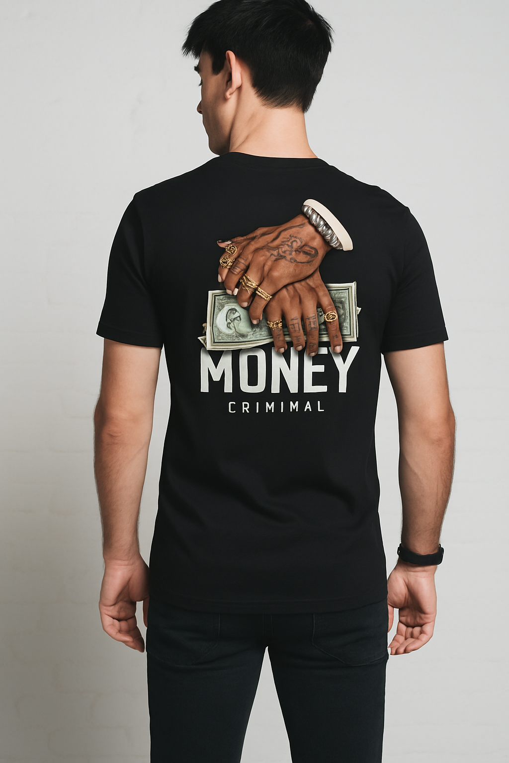 Money Grip Drop Shoulder Unisex Oversized T-Shirt