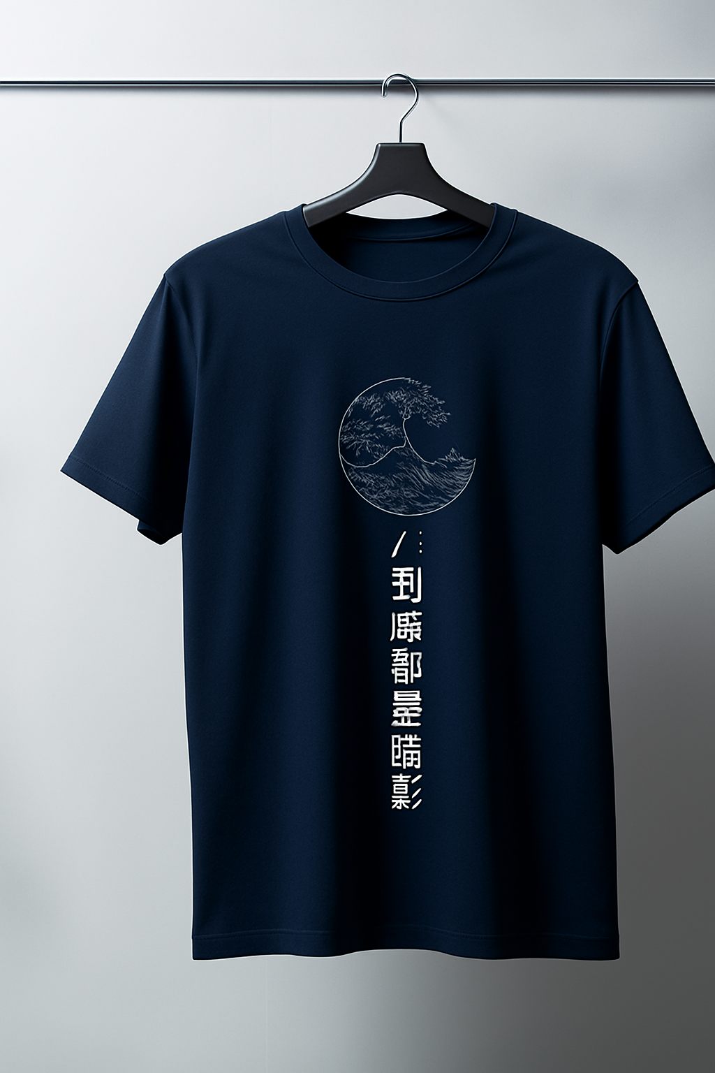 Zen Tide Drop Shoulder  Unisex Oversized T-Shirt