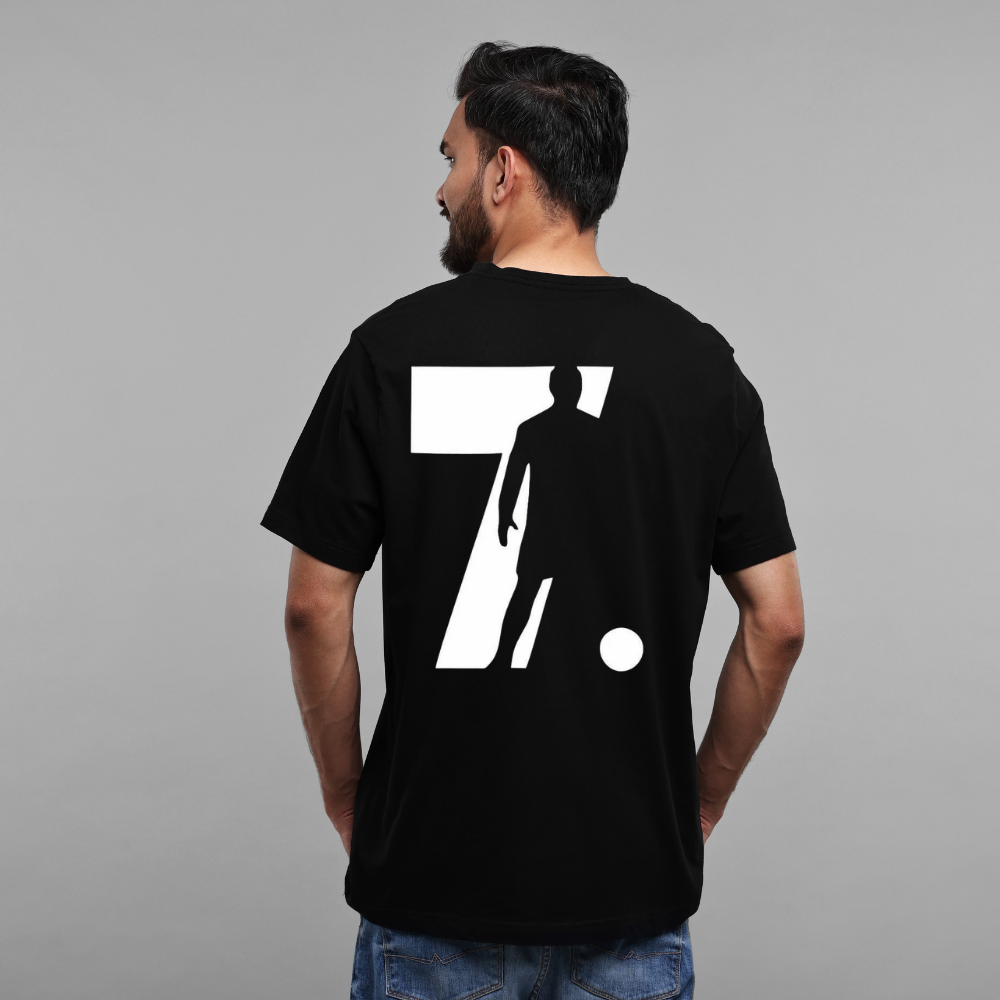 No. 7 Drop Shoulder  Unisex Oversized T-Shirt