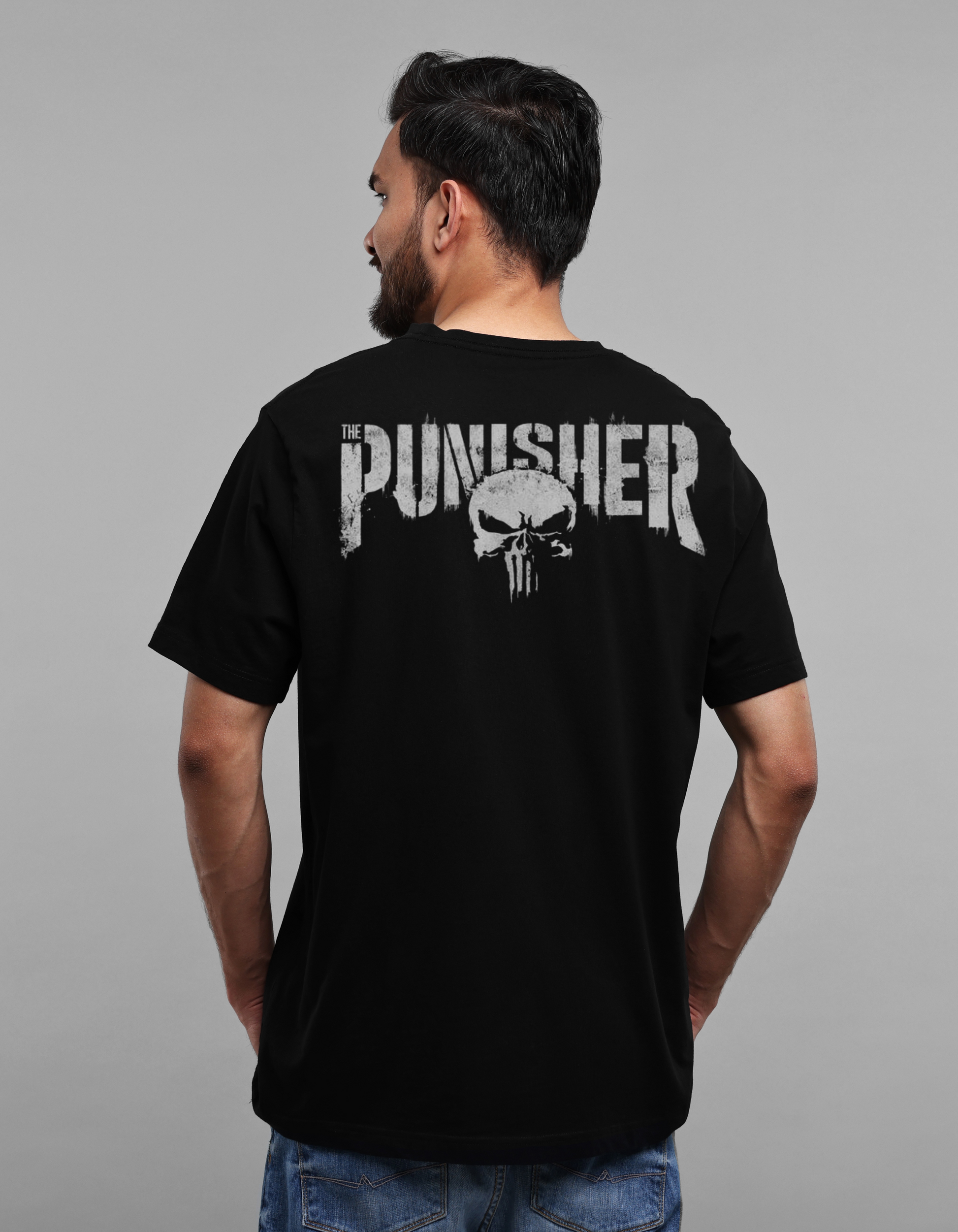 The Punisher Drop Shoulder Unisex Oversized T-Shirt