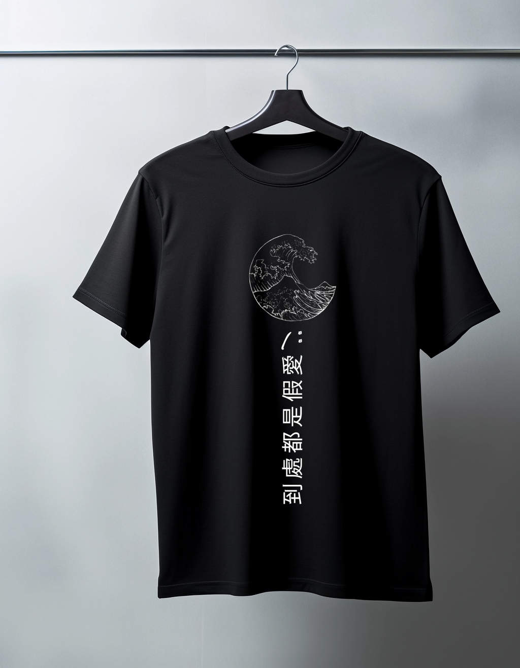 Zen Tide Drop Shoulder  Unisex Oversized T-Shirt